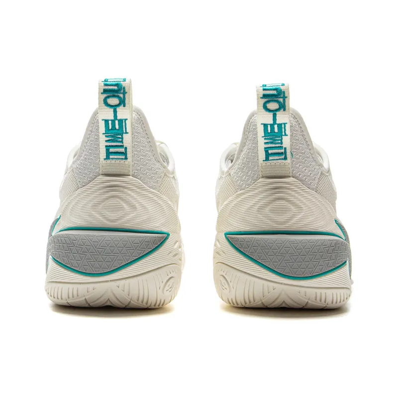 LiNing Buckets Cushioning, Slip Resistant, And Breathable Low Top Basketball Shoes Men's Ivory-5