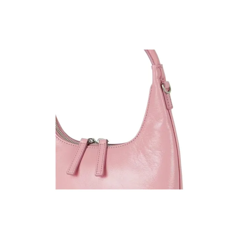 MARGE SHERWOOD Cow Leather Shoulder Bag Crossbody Bag Handbag Medium Size Women's Pink-3