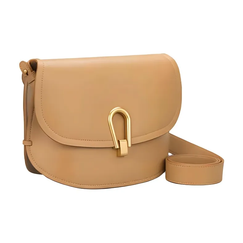 ZESH Cow Leather Saddle Bag, Shoulder Bag Large Size Women's Multicolor-1