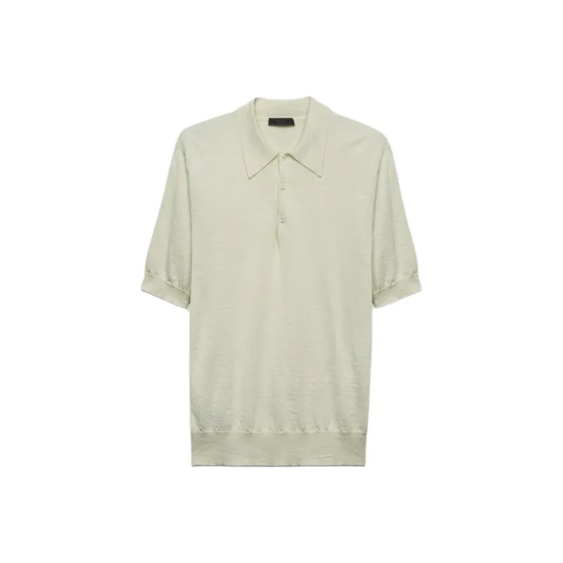 PRADA Polo Shirts Men Green-0