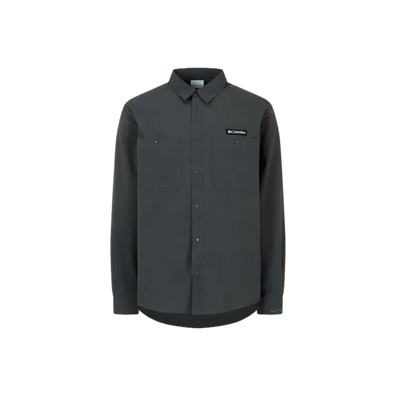 Columbia Glacial Vista Shirt Men's Dark Gray-0