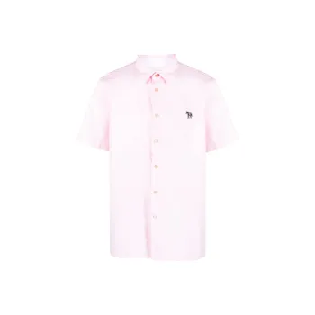 PS By Paul Smith Zebra-patch Cotton Shirt