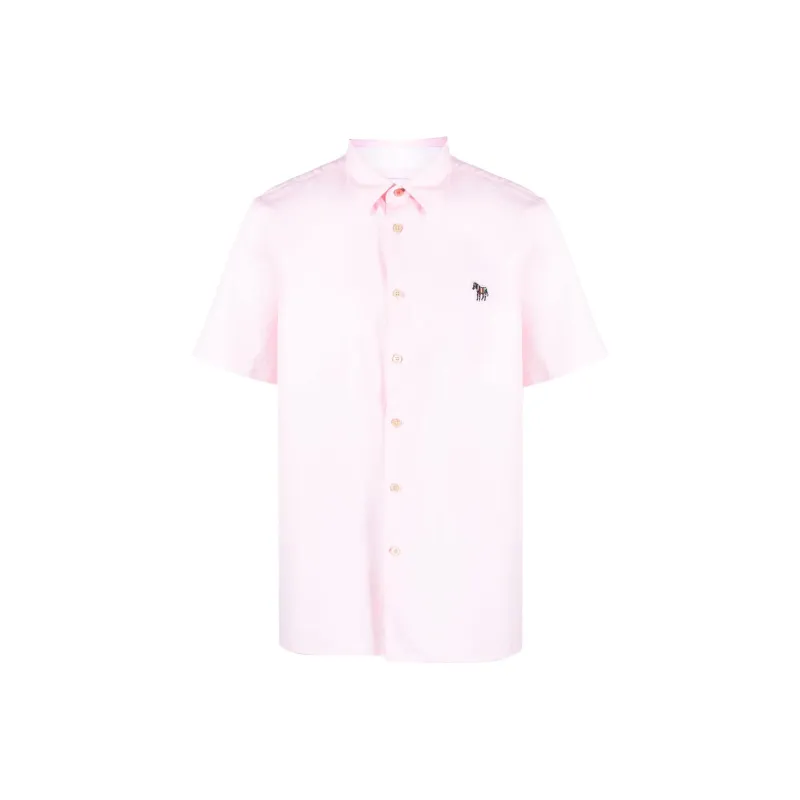 PS By Paul Smith Zebra patch Cotton Shirt-0