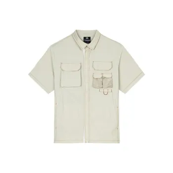 Anta x National Geographic Shirt Men's Bright Jade Gray