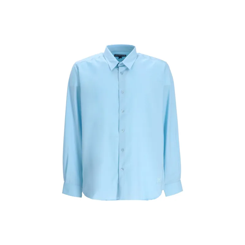 Vilebrequin Embroidered logo Wool Shirt-0