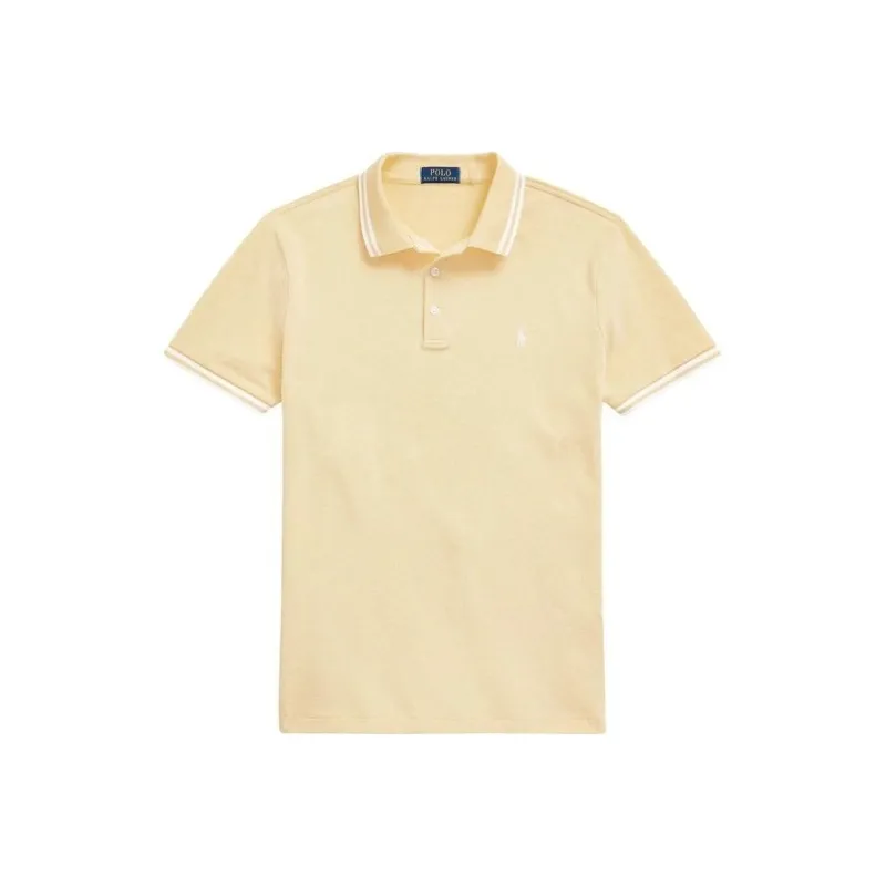 Polo Ralph Lauren Polo Shirt Men's Beige Yellow-0