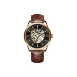Brown Belt Rose Case Black Dial (Box Included)