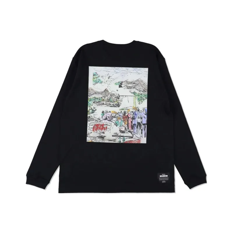 WIND AND SEA x NIIMI HIROKI T-Shirt Unisex Black-0