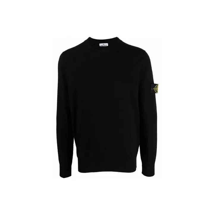 STONE ISLAND Compass patch Virgin Wool Jumper-0