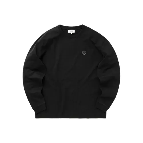 Maison Kitsune Bold Fox Head Patch Long Sleeved T Shirt