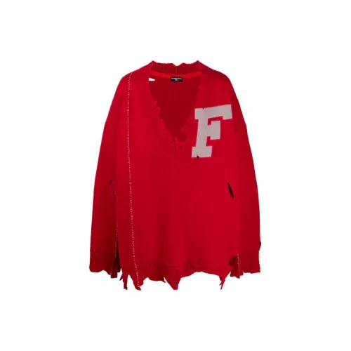 RAF SIMONS Sweaters Men Red