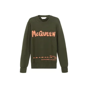 Alexander McQueen FW21 Sweater Men's Army Green