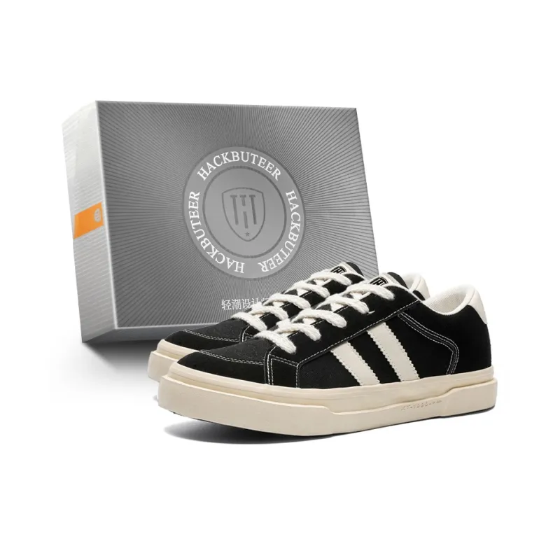 HACKBUTEER Low Top Canvas Shoes Men's Box Included-12