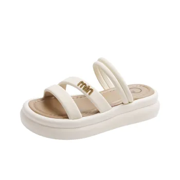 Puppytown Rubber Sole Slip Resistant Quick Dry Slide Slippers Women's