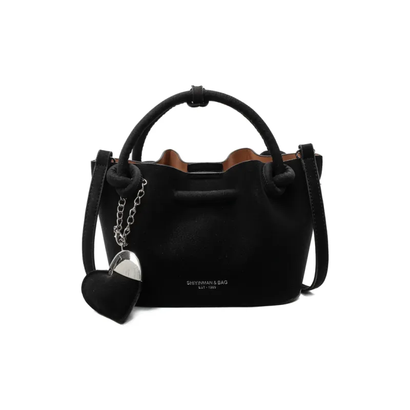 Yalu PU One Shoulder Handbag Regular Women's Black/Ecru/Pink/Green-1