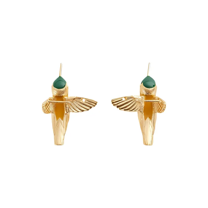 Bottega Veneta 925 Sterling Silver Earrings Women's Gold-1