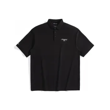 PEACEBIRD MEN Polo Shirts Men Black 1 Loose Fit