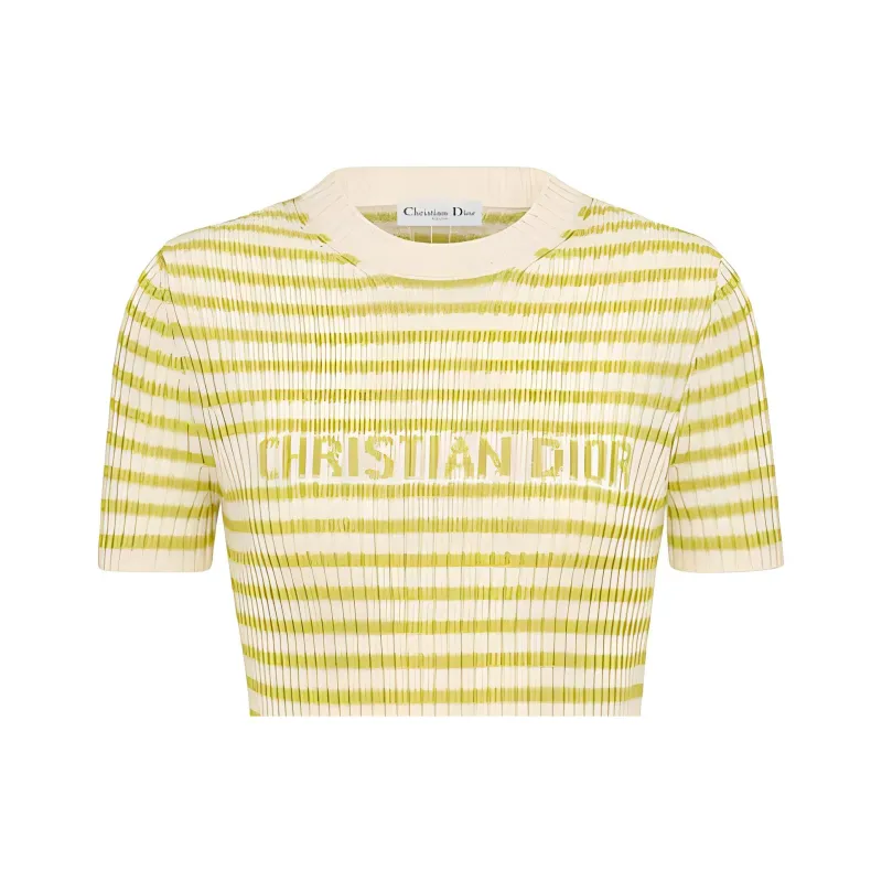 DIOR T-Shirts Women's Yellow-2