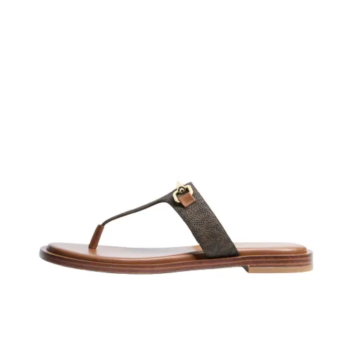 MICHAEL KORS Flip Flops Women's Dark Brown