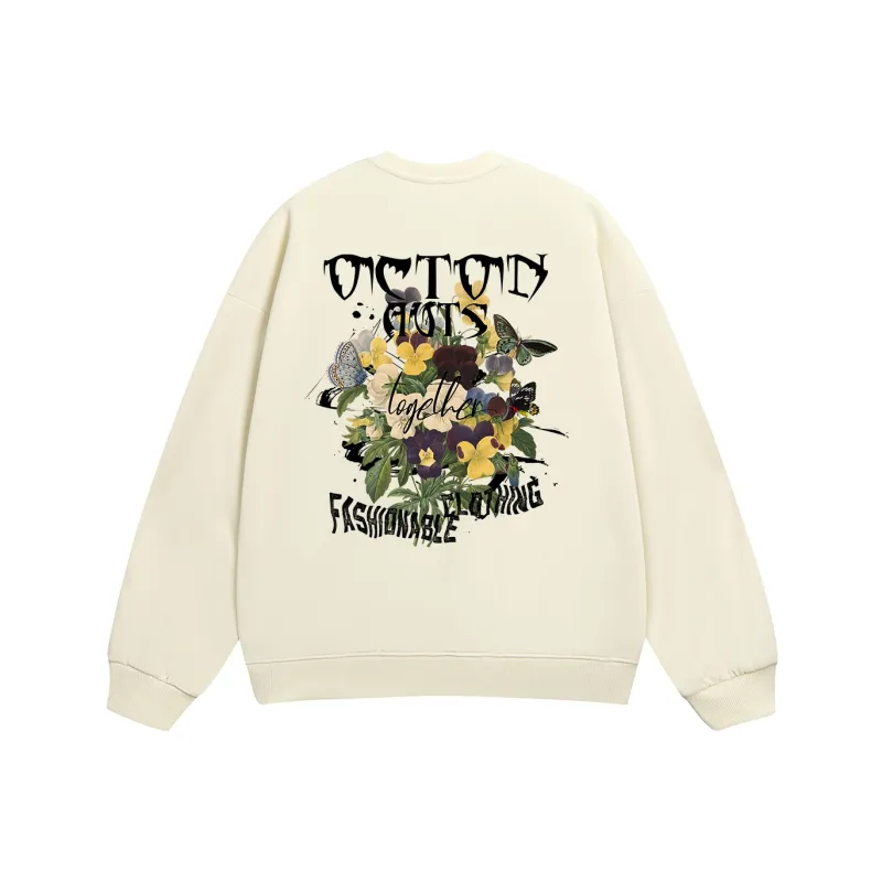Small Columns Under The Sea Sweatshirt Unisex-5
