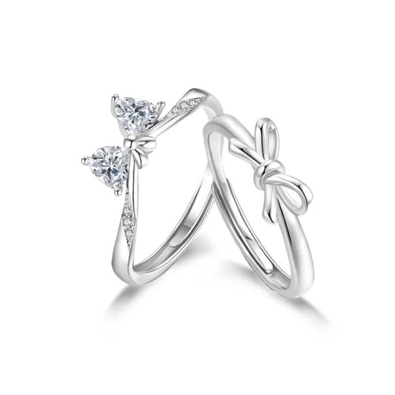 NUSQ Sterling Silver Rings Women's-0