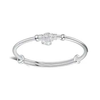 CHAOHONGJI 999 Fine Silver Bangles Women's