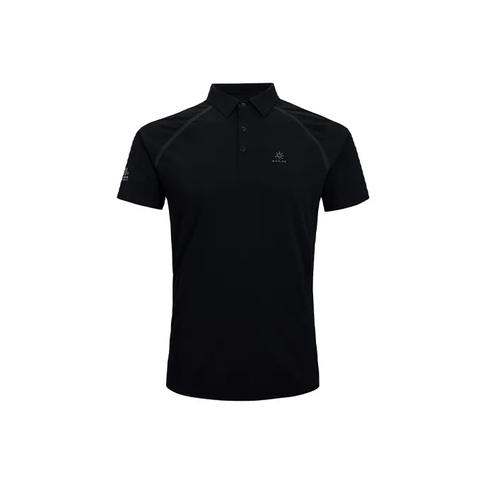 KAILAS FUGA Polo Shirt Men's Jet Black-0