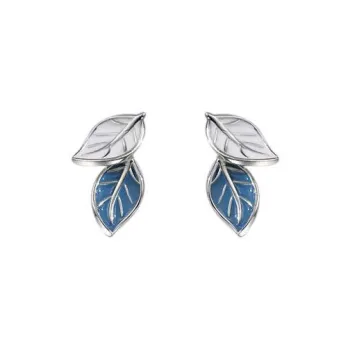 Happy Tide S925 Silver Stud Earrings Women's
