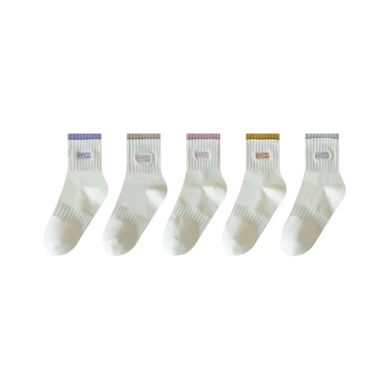 PLANDOO Mid Calf Socks Women's Combo Set-2