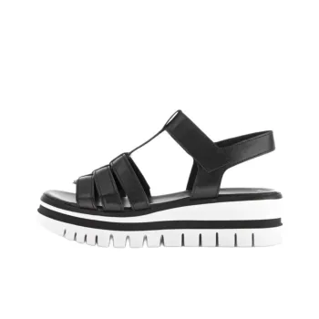 Gabor Fashion Roman Sandals 5.5cm Women's Black