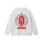 White Gray Fleece-Lined Thickened