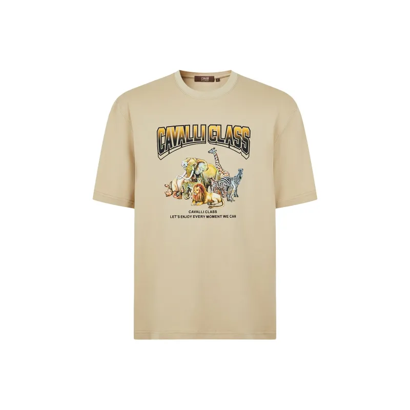 Cavalli Class T-Shirts Men-4