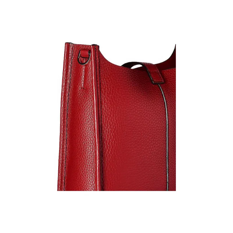 REBECCA MINKOFF Genuine Leather Crossbody Bag Shoulder Bag Medium Size Women's Red-4