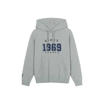 MLB Varsity Over Fit Hoodie Sweatshirt Unisex White
