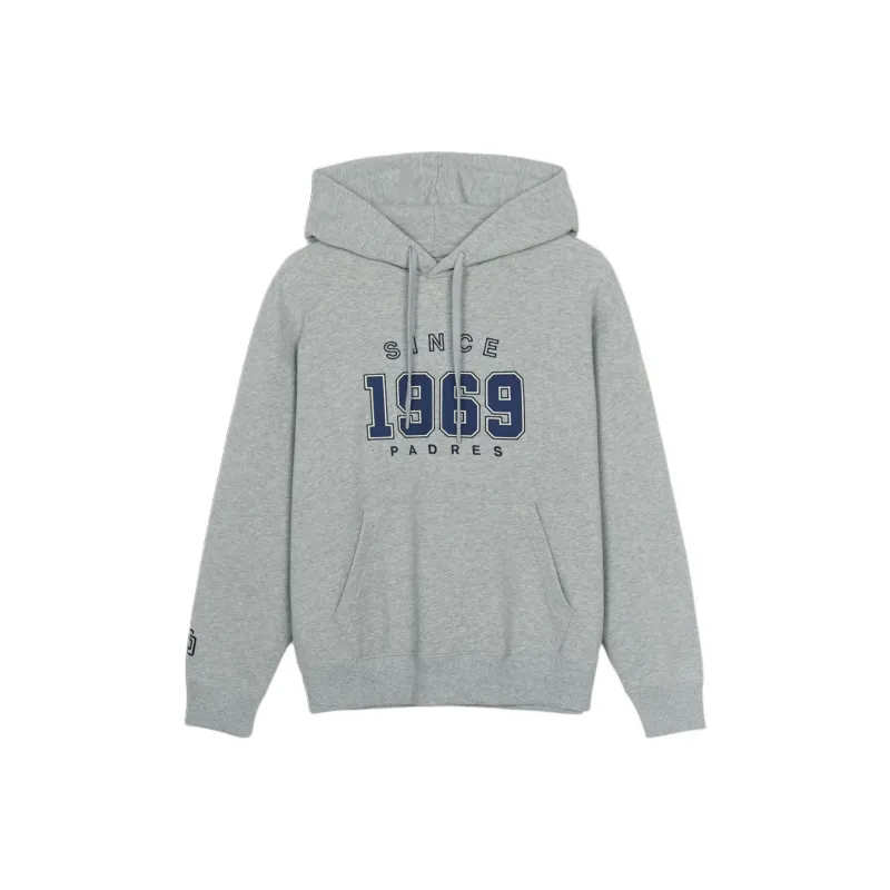 MLB Varsity Over Fit Hoodie Sweatshirt Unisex White-0
