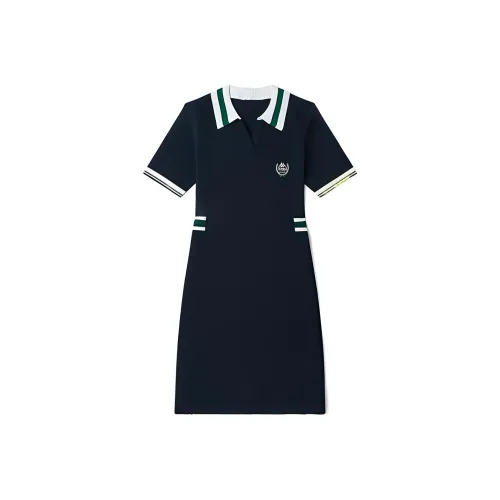 Kappa Short-Sleeved Dresses Women's Midnight Blue