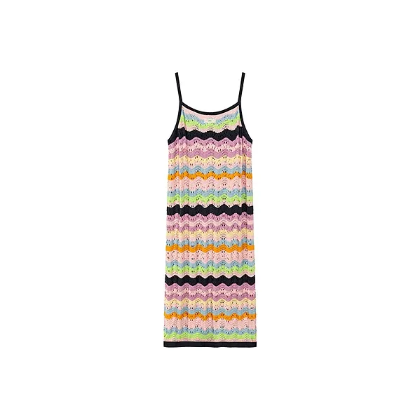 CHUU Vests Women's Pink Stripes-1