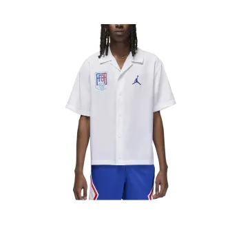Jordan x French Federation Of Basketball Shirt Men's White/Ex-Royal
