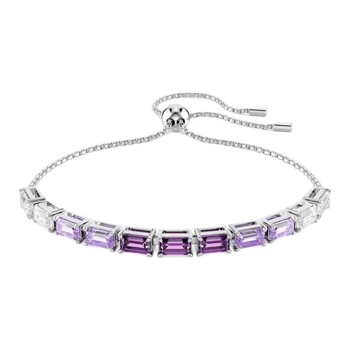 Swarovski Crystal Bracelets Women's Purple-0