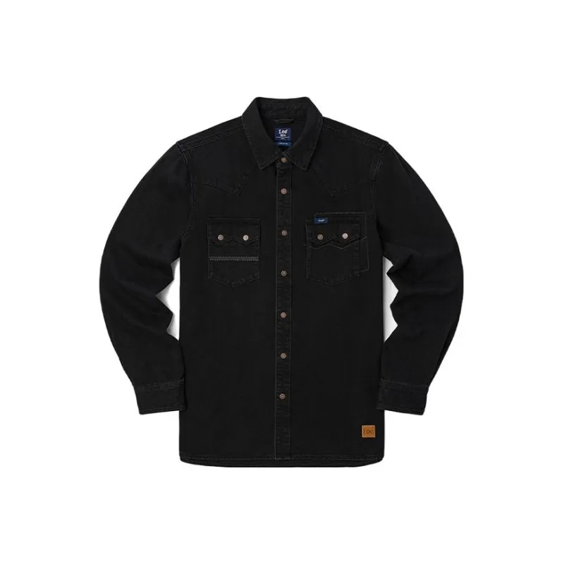 Lee Shirts Men Black-0