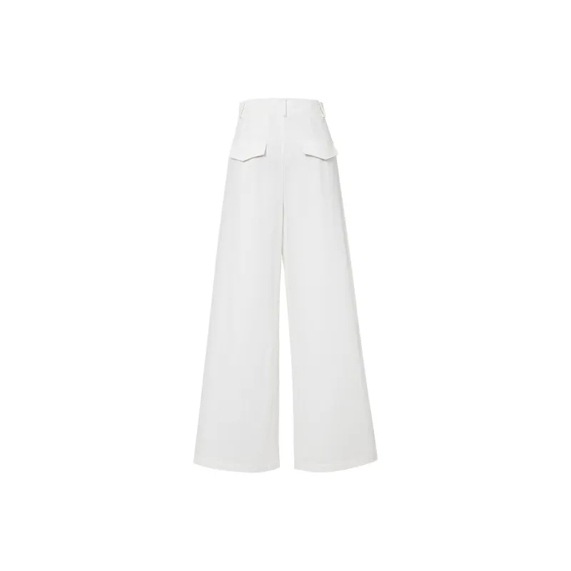 Hopeshow Casual Pants Women's White 001-1
