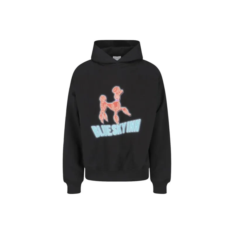 Blue Sky Inn Logo print Cotton Hoodie-0