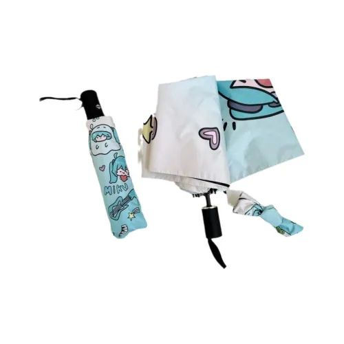 SMITH CHU Hatsune Miku, Fan Merch, Yumi Akari Umbrella, Cute Chibi Sun Protection Automatic Folding Umbrella