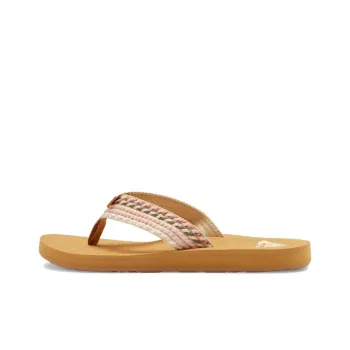 ROXY Abrasion Resistant Flip Flops Women's Brown