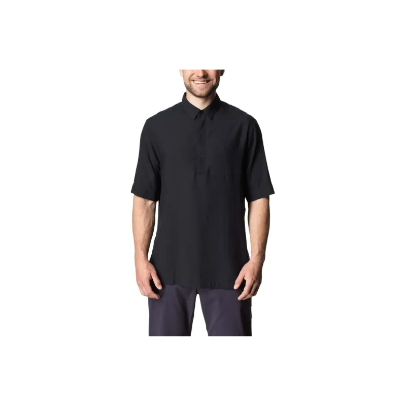 Houdini Polo Shirt Men's Pure Black-0