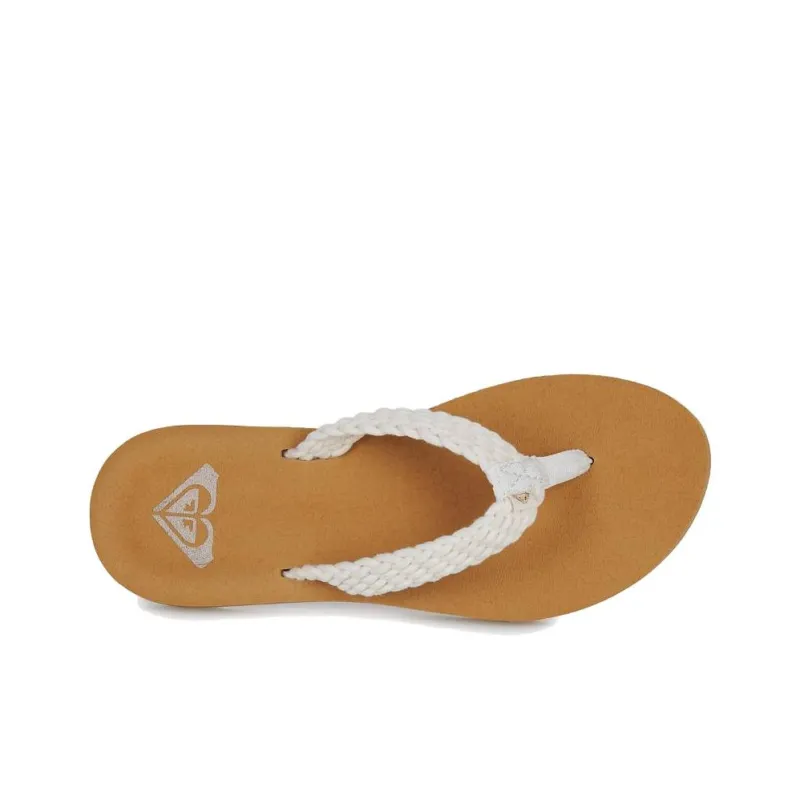 ROXY Abrasion Resistant Flip Flops Women's Yellow-4