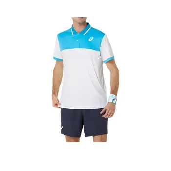 Asics Shirts Men White Blue