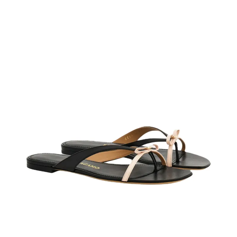 FERRAGAMO Flip Flops Women's Black-1