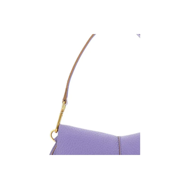 GIANNI CHIARINI Helena Round Foldover Top Shoulder Bag-2