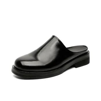 MUYI Rubber Sole Abrasion Resistant Slip Resistant Closed Toe Slippers Men's